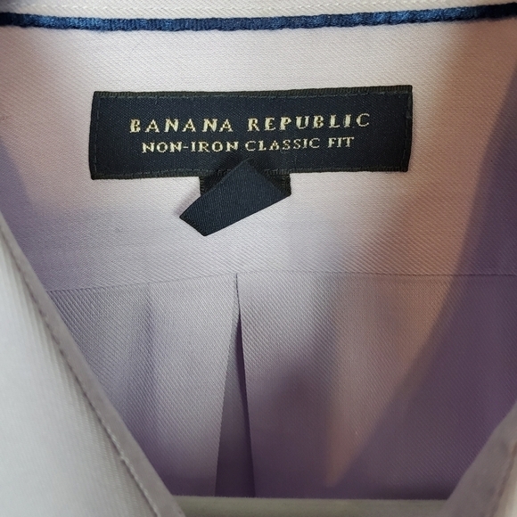 Banana Republic Purple Button Down Shirt - Picture 4 of 4